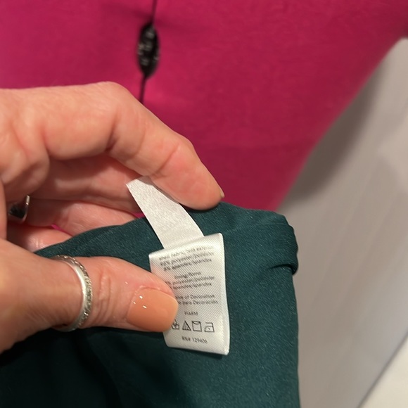 VENUS GREEN VELVET AND SEQUIN DRESS SZ 2 - Picture 5 of 7